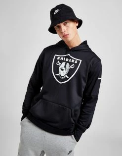 Nike NFL Las Vegas Raiders Therma Hoodie Sort -Herretoj Salg jd 644936 c