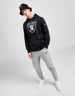 Nike NFL Las Vegas Raiders Therma Hoodie Sort -Herretoj Salg jd 644936 e