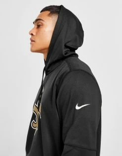 Nike NFL New Orleans Saints Therma Hoodie Sort -Herretoj Salg jd 644943 e