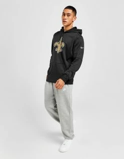 Nike NFL New Orleans Saints Therma Hoodie Sort -Herretoj Salg jd 644943 f