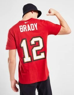 Nike NFL Tampa Bay Buccaneers Brady #12 T-Shirt Rød -Herretoj Salg jd 645001 b