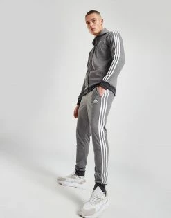 Adidas Badge Of Sport 3-Stripes Track Pants Grå -Herretoj Salg jd 649391 e
