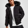 Supply & Demand Orion Short Parka Jacket Sort -Herretoj Salg unnamed file 13