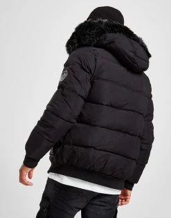 Supply & Demand Orion Short Parka Jacket Sort -Herretoj Salg unnamed file 15