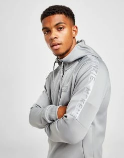 McKenzie Dempsey 1/4 Zip Hoodie Grå