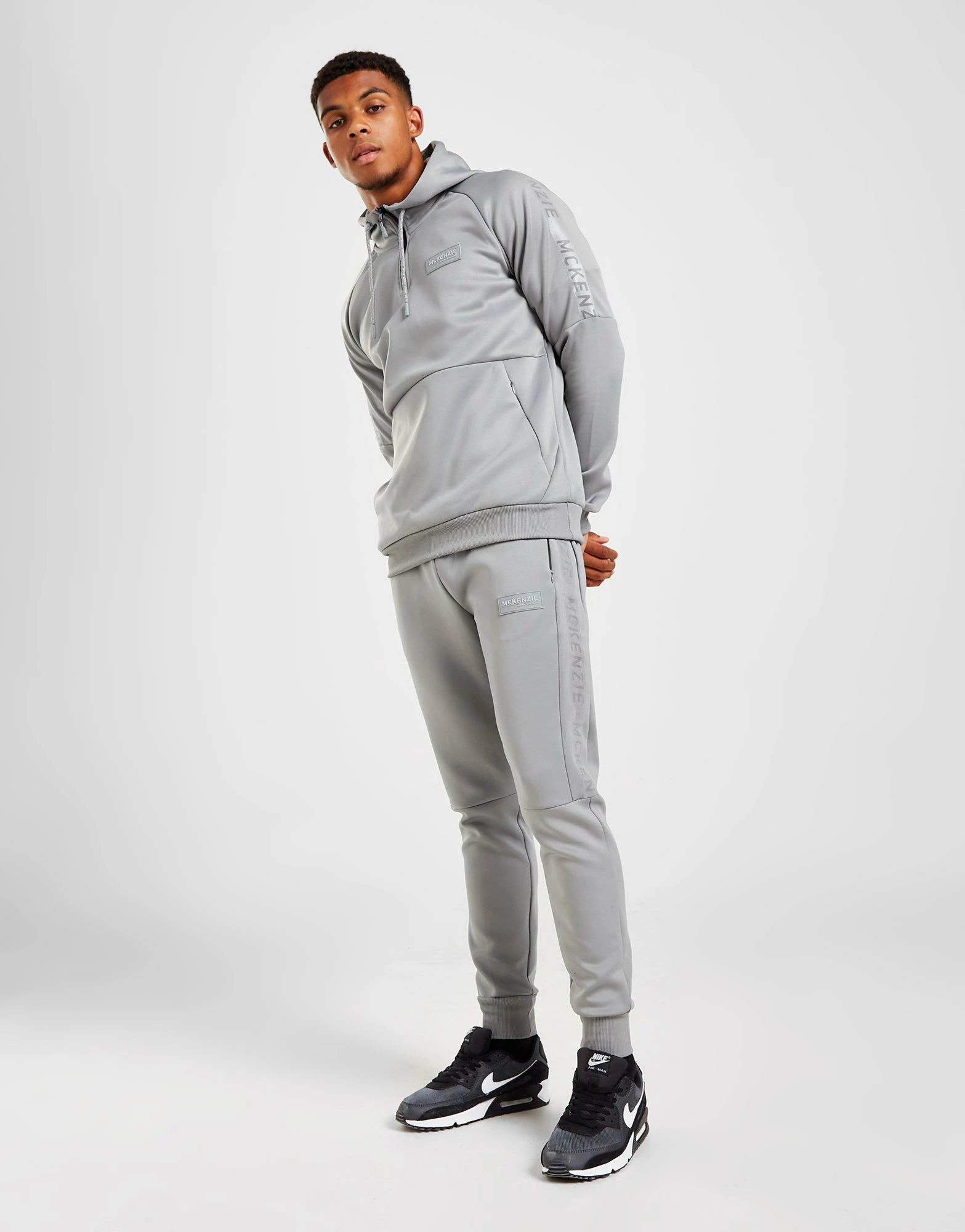 McKenzie Dempsey 1/4 Zip Hoodie Grå 6 McKenzie Dempsey 1/4 Zip Hoodie Grå - Billede 4