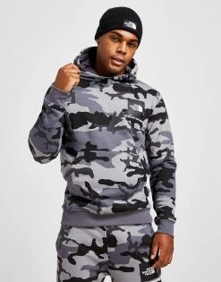 The North Face Camo Fine Box Hoodie Grå -Herretoj Salg unnamed file 85